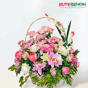 Корзина “Лоза Элит” из искусственных цветов